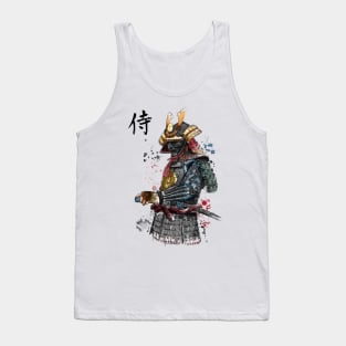 Samurai Watercolor Tank Top